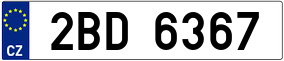 Truck License Plate